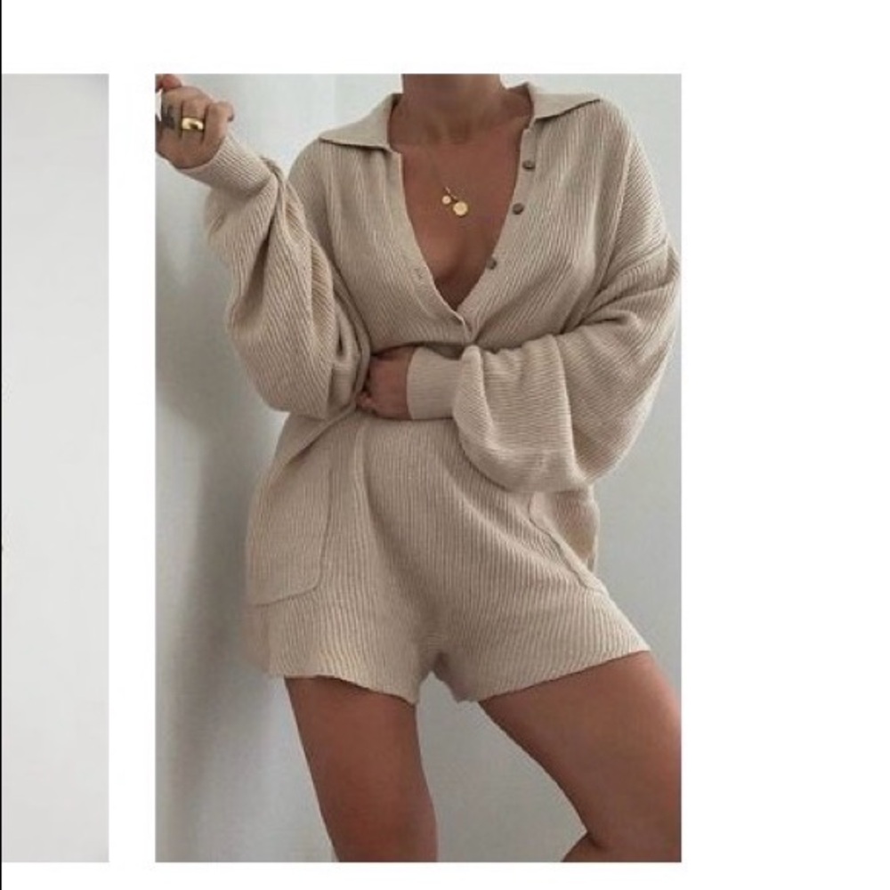 Free People Picnic Sweater Romper
